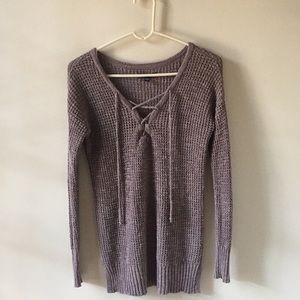 American Eagle Tie Up Sweater
